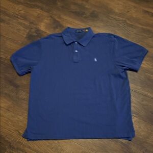 Men's Blue Ralph Lauren Polo Shirt. 2XB